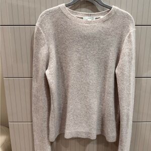 Vince Soft Beige Crew Neck Sweater